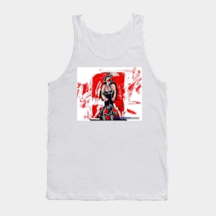 Neo 80s Party Girl Tank Top